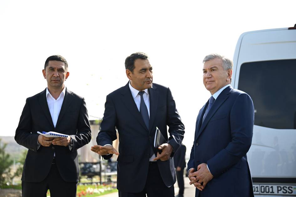 Президент Қувадаги сув омбори ҳудудида қурилаётган 635 млрд сўмлик туризм мажмуаси билан танишди